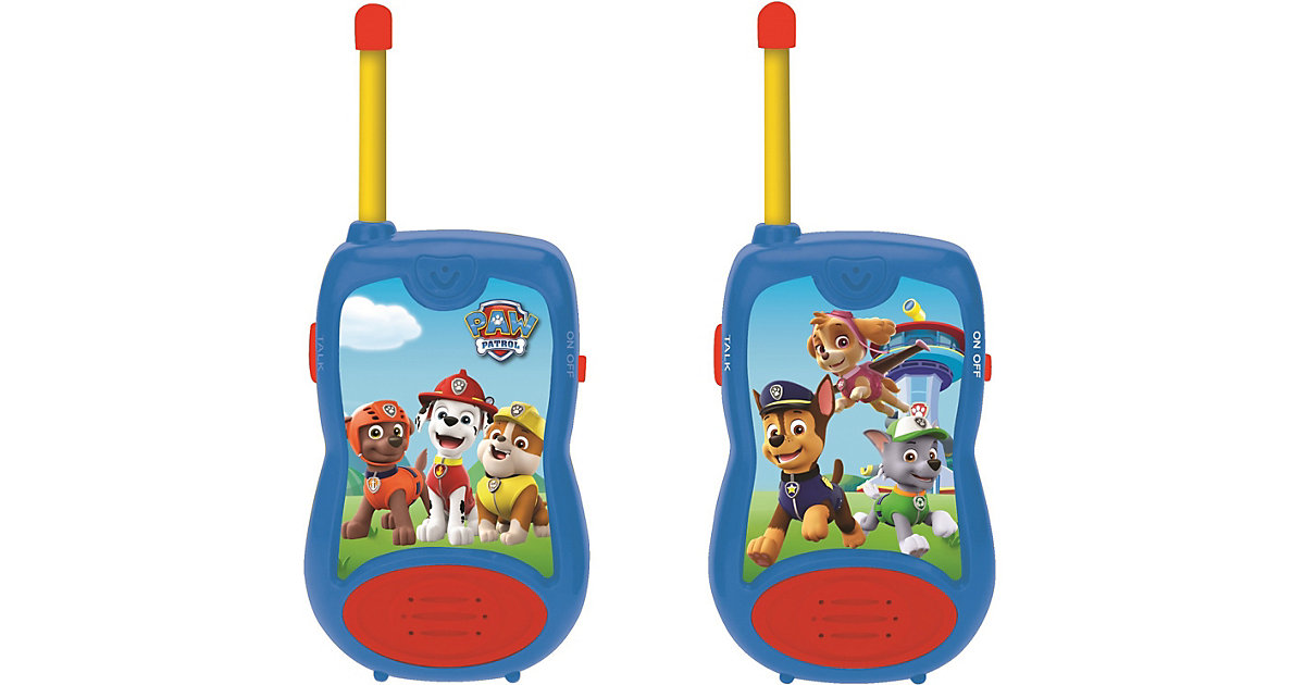 PAW Patrol Walkie Talkie bis zu 100 m Reichweite mit Gürtelclip blau/schwarz PAW Patrol Walkie Talkie bis zu 100 m Reichweite mit Gürtelclip blau/schwarz von Lexibook