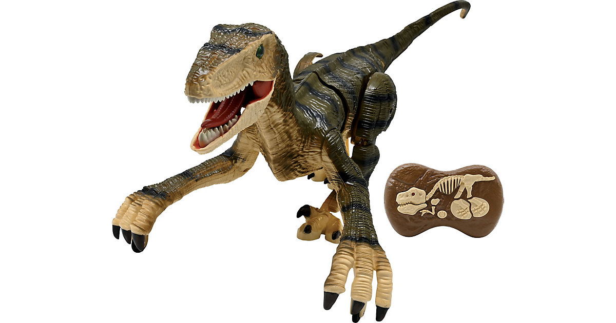 Ferngesteuerter/RC Dino Velociraptor schwarz von Lexibook