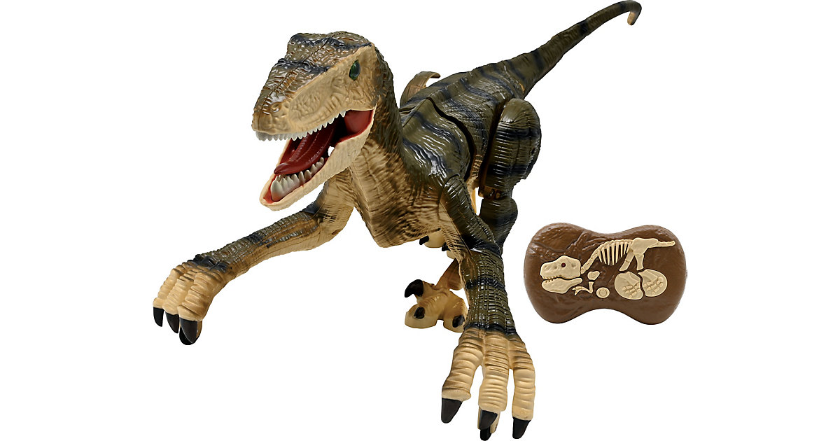 Ferngesteuerter/RC Dino Velociraptor schwarz Ferngesteuerter/RC Dino Velociraptor schwarz von Lexibook