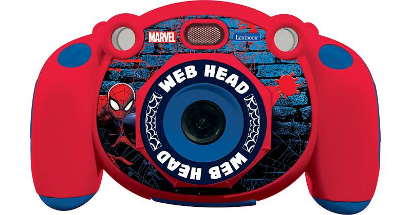 Spider-Man Kinderkamera mit Foto- und Videofunktion blau/schwarz von Lexibook