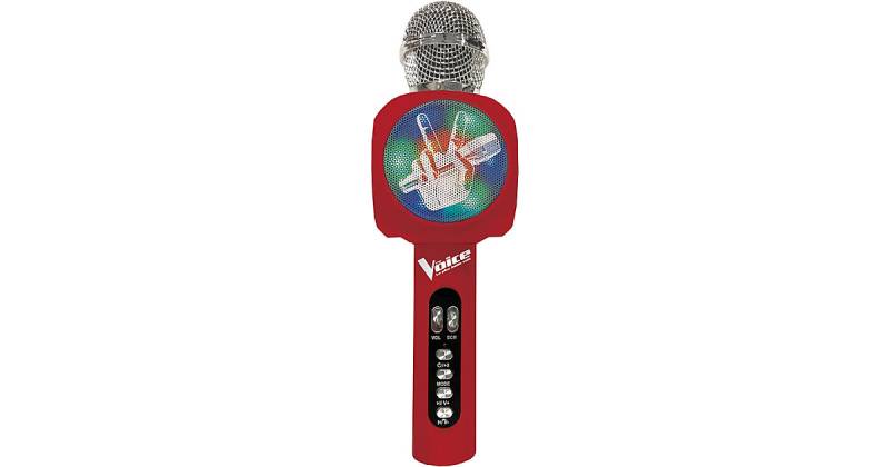 The Voice Funkmikrofon mit Lautsprecher und Lichtern, Bluetooth®, Voic schwarz/rot von Lexibook