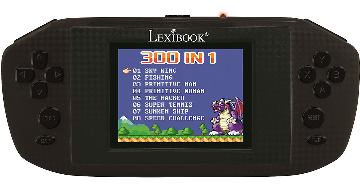 Tragbare Power Arcade Center Konsole - 2.8'' 300 Spiele schwarz Tragbare Power Arcade Center Konsole - 2.8'' 300 Spiele schwarz von Lexibook