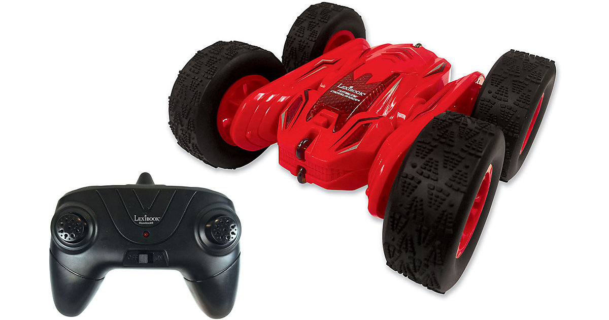 Vertical Crosslander® - Tumbling RC Stunt Car mit Fernbedienung schwarz/rot von Lexibook
