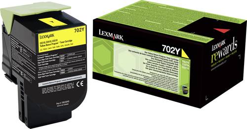 Lexmark Tonerkassette 702Y CS310 CS410 CS510 Original Gelb 1000 Seiten 70C20Y0 von Lexmark