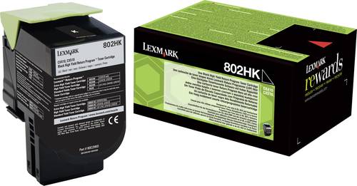 Lexmark Toner 802HK CX410 CX510 Original Schwarz 4000 Seiten 80C2HK0 von Lexmark