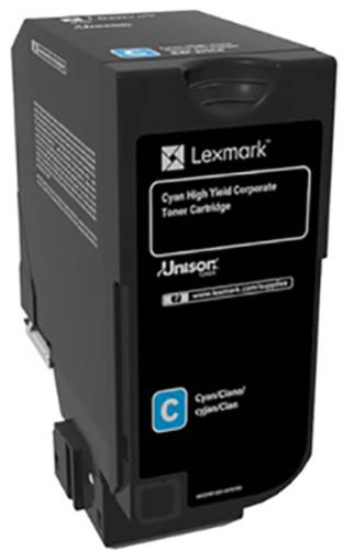 Lexmark Toner 84C2HCE Original Cyan 16000 Seiten 84C2HCE von Lexmark