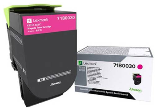 Lexmark Tonerkassette CS317 CX317 Original Magenta 2300 Seiten 71B0030 von Lexmark