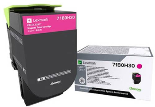 Lexmark Tonerkassette CS417 CX417 Original Magenta 3500 Seiten 71B0H30 von Lexmark