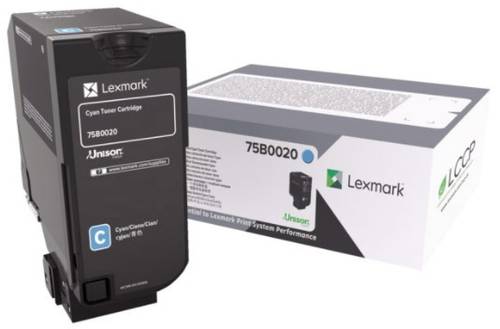 Lexmark Tonerkassette CS727 CS728 CX727 Original Cyan 10000 Seiten 75B0020 von Lexmark