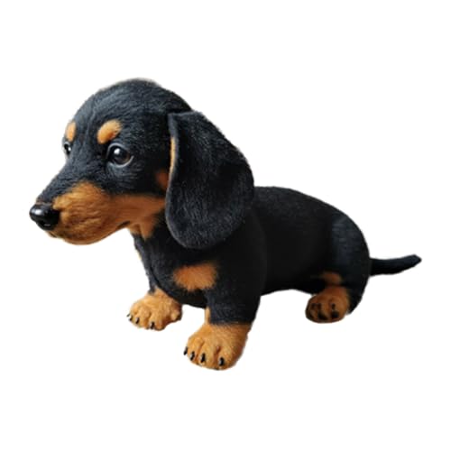 Lexsyn Kuscheltier Hund Dackel, Kuscheltier Hund Dackel, Gefühlsbegleiter Für Feiertage Jubiläen Arbeitsplatz Zuhause, Plüschtier von Lexsyn