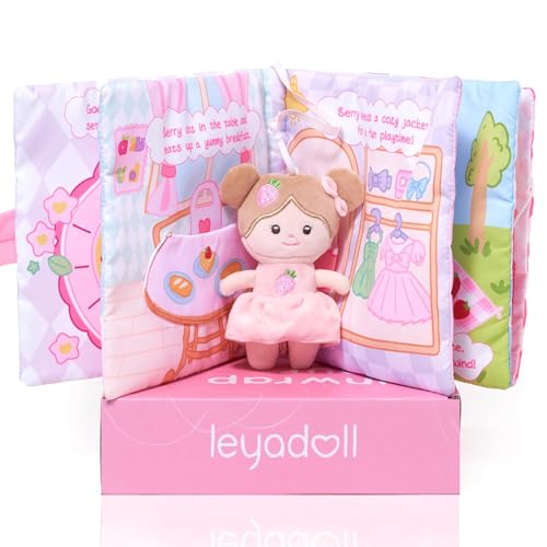 LeyaDoll Interaktives, sensorisches weiches Stoffbuch, pädagogisches Knistern, leises Aktivitätsbuch für Babys, Kleinkinder, Reisespielzeug, Geschenk für 1–3 Jahre alte Jungen und Mädchen (A Berry LeyaDoll Interaktives, sensorisches weiches Stoffbuch, pädagogisches Knistern, leises Aktivitätsbuch für Babys, Kleinkinder, Reisespielzeug, Geschenk für 1–3 Jahre alte Jungen und Mädchen (A Berry von LeyaDoll