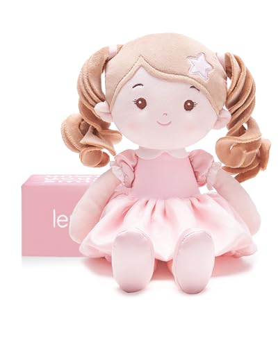 LeyaDoll Weiche Babypuppe Spielzeug (32 cm), Meine erste Stoffpuppe für 1-Jährige Mädchen, Geburtstagsgeschenk, Kleinkinder -Starlet von LeyaDoll