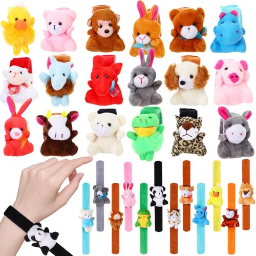 Leyndo 30 Stück Plüscharmbänder für Kinder, niedliche Tierklopf-Armbänder, Bulk-Plüscharmbänder für Feiertagsgeschenke, Themenpartyerinnerungen, Klassenzimmerbelohnungen Leyndo 30 Stück Plüscharmbänder für Kinder, niedliche Tierklopf-Armbänder, Bulk-Plüscharmbänder für Feiertagsgeschenke, Themenpartyerinnerungen, Klassenzimmerbelohnungen von Leyndo