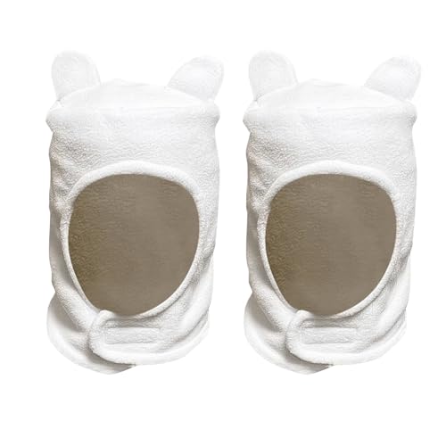 Lezevn 2 x Halloween-Hut für Erwachsene, niedlicher Plüsch-Tierhut, Kopfbedeckung, Foto-Requisiten für Damen und Herren, Cosplay Lezevn 2 x Halloween-Hut für Erwachsene, niedlicher Plüsch-Tierhut, Kopfbedeckung, Foto-Requisiten für Damen und Herren, Cosplay von Lezevn