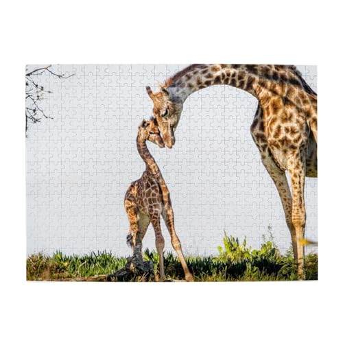 500 Teile, Puzzles für Erwachsene, anspruchsvolle Puzzles, Puzzlespiel für das Ganze,3D Giraffe Südafrika 500 Teile, Puzzles für Erwachsene, anspruchsvolle Puzzles, Puzzlespiel für das Ganze,3D Giraffe Südafrika von LfearTesa