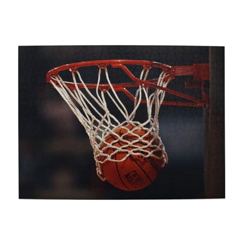 500 Teile, Puzzles für Erwachsene, anspruchsvolle Puzzles, Puzzlespiel für das Ganze,Basketballkorb 500 Teile, Puzzles für Erwachsene, anspruchsvolle Puzzles, Puzzlespiel für das Ganze,Basketballkorb von LfearTesa