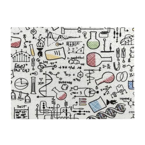 500 Teile, Puzzles für Erwachsene, anspruchsvolle Puzzles, Puzzlespiel für das Ganze,Chemie-Experimente Wissenschaft Wissenschaftliche Experimente 500 Teile, Puzzles für Erwachsene, anspruchsvolle Puzzles, Puzzlespiel für das Ganze,Chemie-Experimente Wissenschaft Wissenschaftliche Experimente von LfearTesa