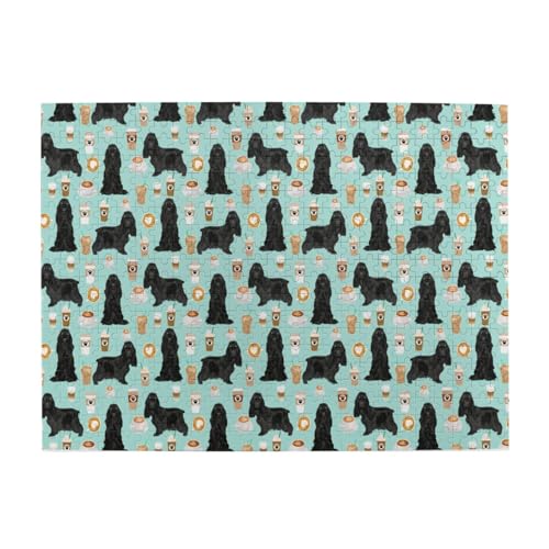 500 Teile, Puzzles für Erwachsene, anspruchsvolle Puzzles, Puzzlespiel für das Ganze,Cocker Spaniel Bedruckt 500 Teile, Puzzles für Erwachsene, anspruchsvolle Puzzles, Puzzlespiel für das Ganze,Cocker Spaniel Bedruckt von LfearTesa