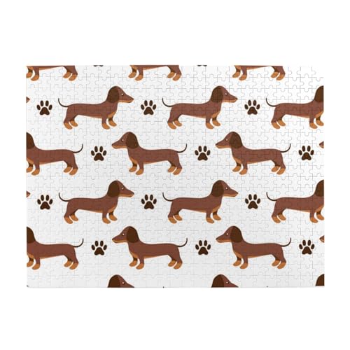 500 Teile, Puzzles für Erwachsene, anspruchsvolle Puzzles, Puzzlespiel für das Ganze,Dackel 500 Teile, Puzzles für Erwachsene, anspruchsvolle Puzzles, Puzzlespiel für das Ganze,Dackel von LfearTesa