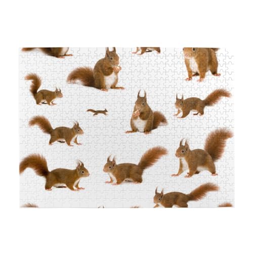 500 Teile, Puzzles für Erwachsene, anspruchsvolle Puzzles, Puzzlespiel für das Ganze,Eurasische Eichhörnchen 500 Teile, Puzzles für Erwachsene, anspruchsvolle Puzzles, Puzzlespiel für das Ganze,Eurasische Eichhörnchen von LfearTesa