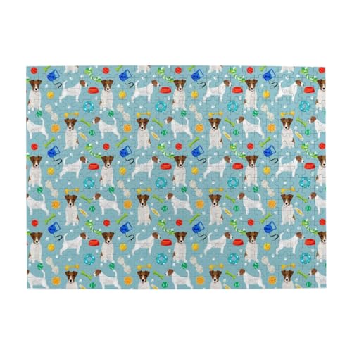 500 Teile, Puzzles für Erwachsene, anspruchsvolle Puzzles, Puzzlespiel für das Ganze,Jack Russell Hundespielzeug Jack Russells Hundeliebhaber Hund 500 Teile, Puzzles für Erwachsene, anspruchsvolle Puzzles, Puzzlespiel für das Ganze,Jack Russell Hundespielzeug Jack Russells Hundeliebhaber Hund von LfearTesa