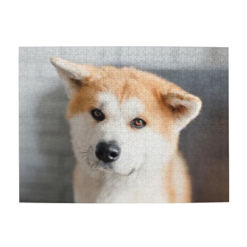500 Teile, Puzzles für Erwachsene, anspruchsvolle Puzzles, Puzzlespiel für das Ganze,Japanisches Akita-Hundemuster 500 Teile, Puzzles für Erwachsene, anspruchsvolle Puzzles, Puzzlespiel für das Ganze,Japanisches Akita-Hundemuster von LfearTesa