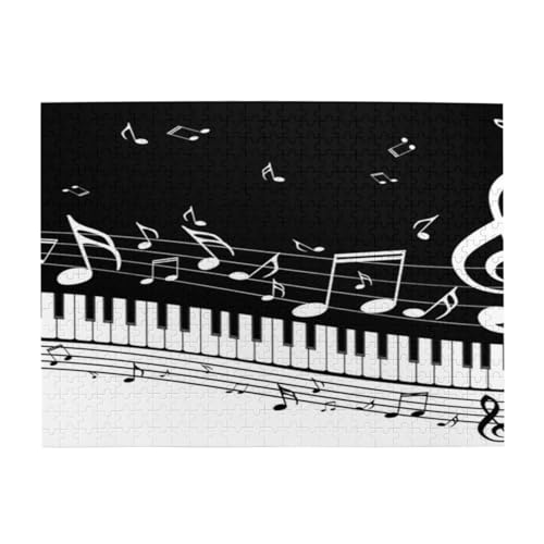 500 Teile, Puzzles für Erwachsene, anspruchsvolle Puzzles, Puzzlespiel für das Ganze,Klaviertasten mit Musik 500 Teile, Puzzles für Erwachsene, anspruchsvolle Puzzles, Puzzlespiel für das Ganze,Klaviertasten mit Musik von LfearTesa