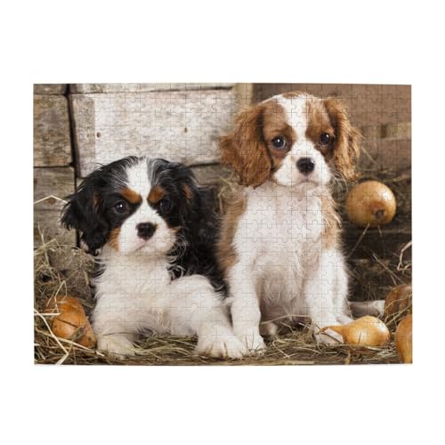 500 Teile, Puzzles für Erwachsene, anspruchsvolle Puzzles, Puzzlespiel für das Ganze,Kleine Cavalier King Charles Spaniel-Welpen 500 Teile, Puzzles für Erwachsene, anspruchsvolle Puzzles, Puzzlespiel für das Ganze,Kleine Cavalier King Charles Spaniel-Welpen von LfearTesa