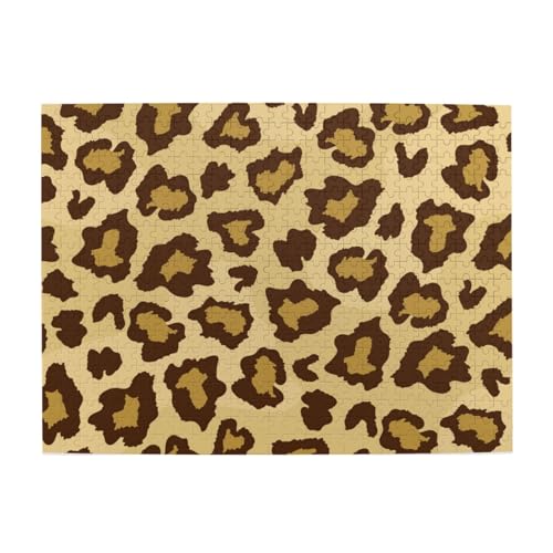 500 Teile, Puzzles für Erwachsene, anspruchsvolle Puzzles, Puzzlespiel für das Ganze,Leoparden-Maserung 500 Teile, Puzzles für Erwachsene, anspruchsvolle Puzzles, Puzzlespiel für das Ganze,Leoparden-Maserung von LfearTesa