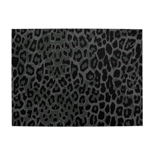500 Teile, Puzzles für Erwachsene, anspruchsvolle Puzzles, Puzzlespiel für das Ganze,Nahtloser schwarzer Leopardendruck 500 Teile, Puzzles für Erwachsene, anspruchsvolle Puzzles, Puzzlespiel für das Ganze,Nahtloser schwarzer Leopardendruck von LfearTesa