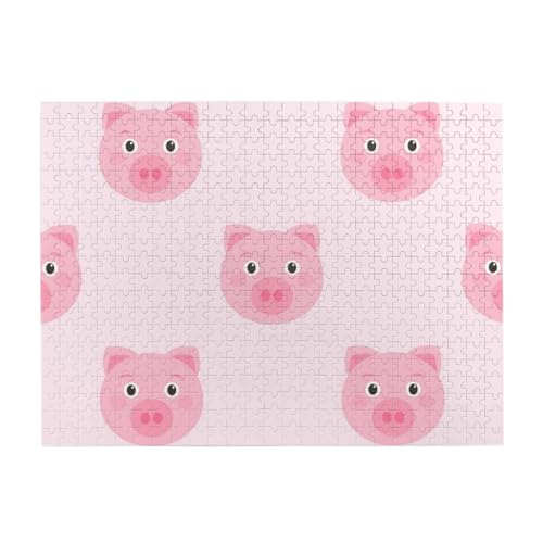 500 Teile, Puzzles für Erwachsene, anspruchsvolle Puzzles, Puzzlespiel für das Ganze,Niedliches Tierschwein-Muster 500 Teile, Puzzles für Erwachsene, anspruchsvolle Puzzles, Puzzlespiel für das Ganze,Niedliches Tierschwein-Muster von LfearTesa