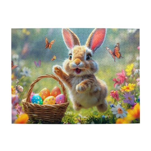 500 Teile, Puzzles für Erwachsene, anspruchsvolle Puzzles, Puzzlespiel für das Ganze,Ostereierhase 500 Teile, Puzzles für Erwachsene, anspruchsvolle Puzzles, Puzzlespiel für das Ganze,Ostereierhase von LfearTesa