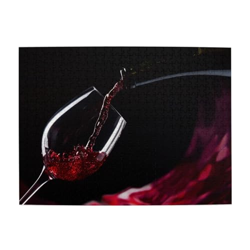 500 Teile, Puzzles für Erwachsene, anspruchsvolle Puzzles, Puzzlespiel für das Ganze,Rotwein 500 Teile, Puzzles für Erwachsene, anspruchsvolle Puzzles, Puzzlespiel für das Ganze,Rotwein von LfearTesa
