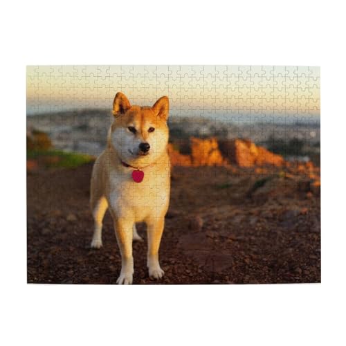 500 Teile, Puzzles für Erwachsene, anspruchsvolle Puzzles, Puzzlespiel für das Ganze,Shiba Inu Haustiere Hunde Sonnenuntergang Bokeh Shiba Inu 500 Teile, Puzzles für Erwachsene, anspruchsvolle Puzzles, Puzzlespiel für das Ganze,Shiba Inu Haustiere Hunde Sonnenuntergang Bokeh Shiba Inu von LfearTesa