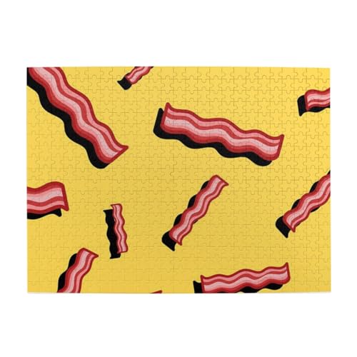 500 Teile, Puzzles für Erwachsene, anspruchsvolle Puzzles, Puzzlespiel für das Ganze,Speckgelber Hintergrund von LfearTesa