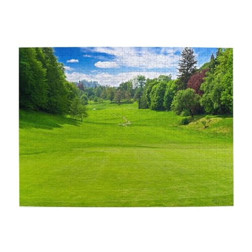 500 Teile, Puzzles für Erwachsene, anspruchsvolle Puzzles, Puzzlespiel für das Ganze,Vancouver Golfplatz gedruckt von LfearTesa