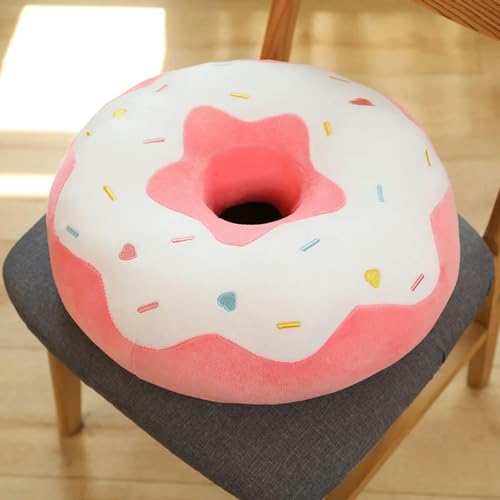 LfrAnk Donuts, Plüschkissen, Lebensmittel, Plüsch, weiche, kreative Sitzkissen, Kopfstützen, Kindergeburtstagsgeschenke, 38cm 7 von LfrAnk