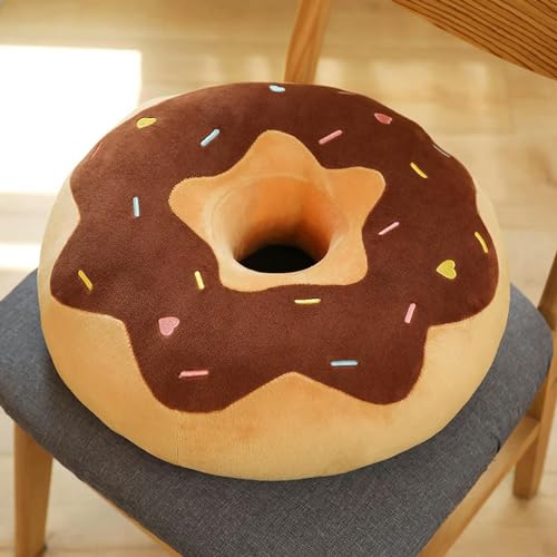 LfrAnk Donuts, Plüschkissen, Lebensmittel, Plüsch, weiche, kreative Sitzkissen, Kopfstützen, Kindergeburtstagsgeschenke, 58cm 1 von LfrAnk