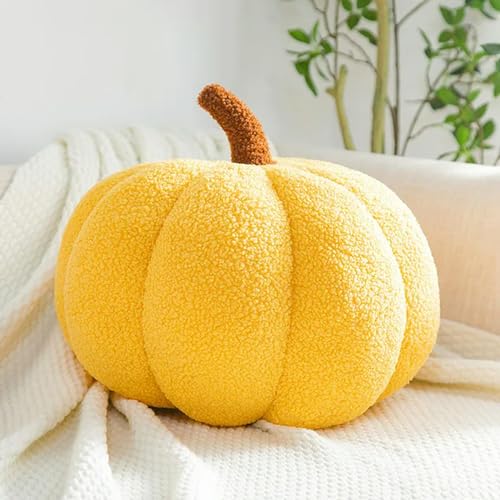 LfrAnk Kreatives buntes Kürbiskissen Rundes Kissen Plüschpuppe Geschenk Halloween Kürbis Home Decor Geburtstag 20cm 5 von LfrAnk