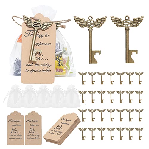 50-teiliges Hochzeitsgeschenk-Souvenir-Set, Vintage, für Schlüssel, Flaschenöffner, Karte, Partydekoration, Gäste 50-teiliges Hochzeitsgeschenk-Souvenir-Set, Vintage, für Schlüssel, Flaschenöffner, Karte, Partydekoration, Gäste von LfrXtra