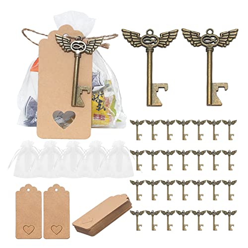 50-teiliges Hochzeitsgeschenk-Souvenir-Set, Vintage, für Schlüssel, Flaschenöffner, Karte, Partydekoration, Gäste 50-teiliges Hochzeitsgeschenk-Souvenir-Set, Vintage, für Schlüssel, Flaschenöffner, Karte, Partydekoration, Gäste von LfrXtra