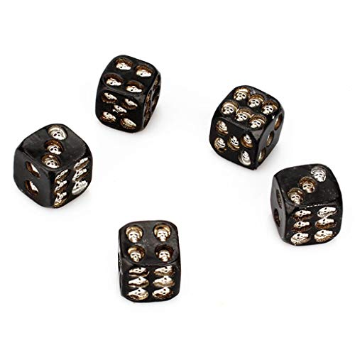 5pcs/Pack 18mm 0 7in Digital Würfel 6 Seitig Harz Dices Kinder Puzzle Würfel Spielzeugbrettspielzubehör KTV von LfrXtra