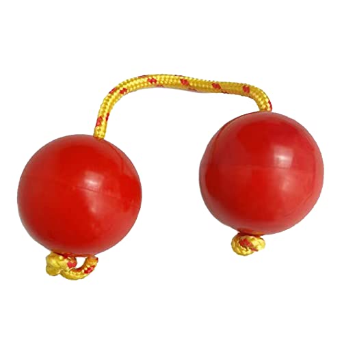 Aslatua afrikanischer Shaker Rassel Doppelkürbiss polyrhythmisches Einzelhandperkussionsinstrument rhythmisch für Kinder und Erwachsene von LfrXtra