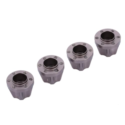 LfrXtra 4 Stück 1:10 Auto Radnabe Metall Zubehör Set für SCX10 D90 Auto von LfrXtra