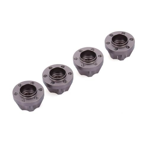 LfrXtra 4 Stück 1:10 Auto Radnabe Metall Zubehör Set für SCX10 D90 Auto von LfrXtra