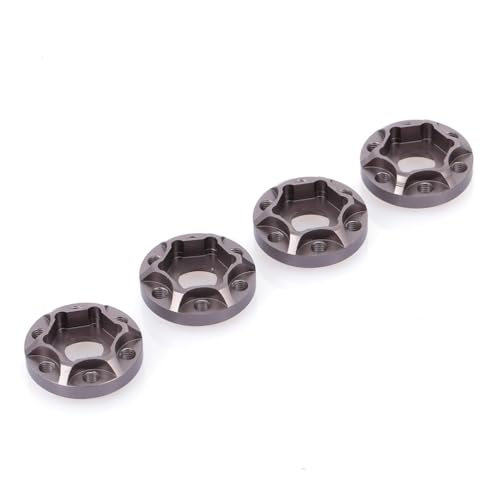 LfrXtra 4 Stück 1:10 Auto Radnabe Metall Zubehör Set für SCX10 D90 Auto von LfrXtra