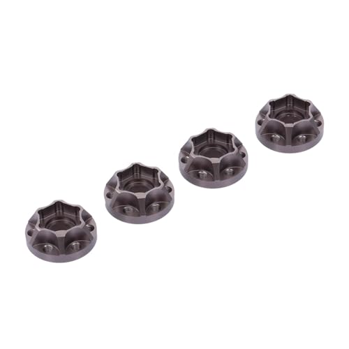 LfrXtra 4 Stück 1:10 Auto Radnabe Metall Zubehör Set für SCX10 D90 Auto von LfrXtra