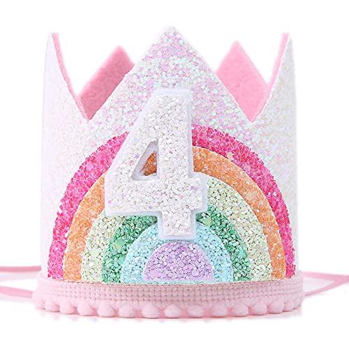 LfrXtra Babynummer Geburtstagskappe Kleinkindparty Kronhut Regenbogen Geburtstagshut Geburtstagsfeier Photo Booth Requisite Für Baby Boys Girl LfrXtra Babynummer Geburtstagskappe Kleinkindparty Kronhut Regenbogen Geburtstagshut Geburtstagsfeier Photo Booth Requisite Für Baby Boys Girl von LfrXtra