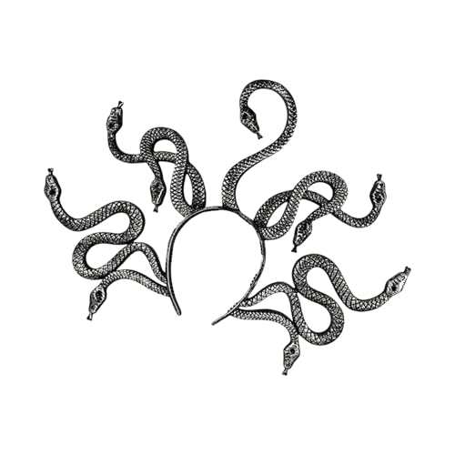 LfrXtra Bekleidungszubehör, Haarbänder, Halloween, Foto-Requisiten, metallische Schlangen-Stirnbänder, Party-Kopfschmuck, Krone, Stirnbänder für Musikfestivals LfrXtra Bekleidungszubehör, Haarbänder, Halloween, Foto-Requisiten, metallische Schlangen-Stirnbänder, Party-Kopfschmuck, Krone, Stirnbänder für Musikfestivals von LfrXtra