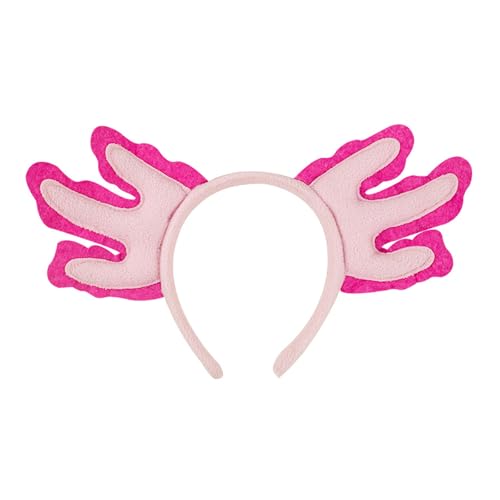 LfrXtra Halloween Salamanders Hairhoop Plüsch Haarband Musik Festival Versammlung Kopfbedeckung Lovely Animal Ear Stirnband für den täglichen Gebrauch von LfrXtra